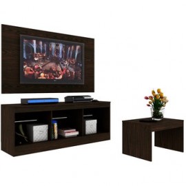 Mueble Modular De TV con Repisas y Mesa...
