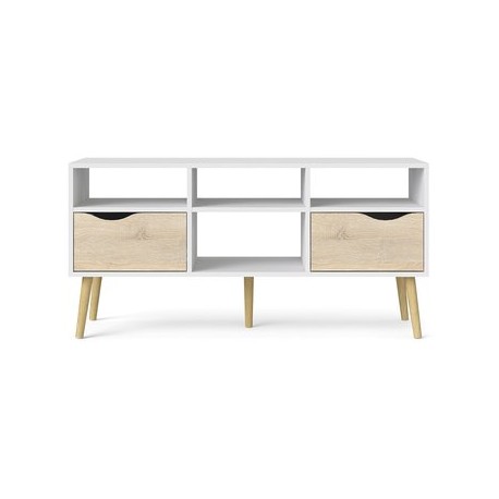 Mueble para tv Nordik - Color Madera y B...