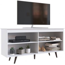 Mueble Modular de TV con Patas y 4 Repis...