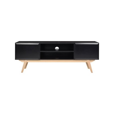 Mueble para tv Cuauhtémoc - Negro liso