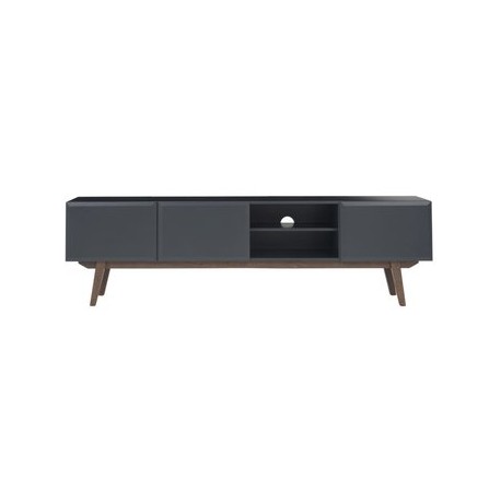 Mueble de tv Cuauhtémoc nogal 200 cm -...